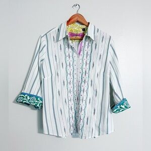 Robert Graham Printed Shirt - fits like more of a Large
